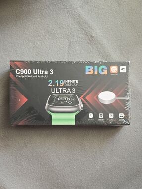 Smartwatch with Green Band
